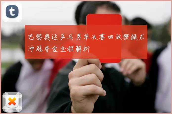 巴黎奥运乒乓男单决赛回放樊振东冲冠夺金全程解析